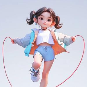 欣欣爱跳绳